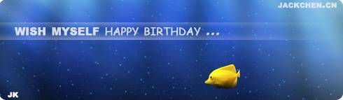 祝自己生日HAPPY ...