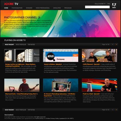 Adobe TV 在线学