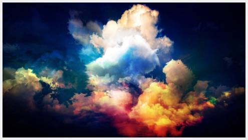 colourful-clouds 抽象桌面壁纸推荐