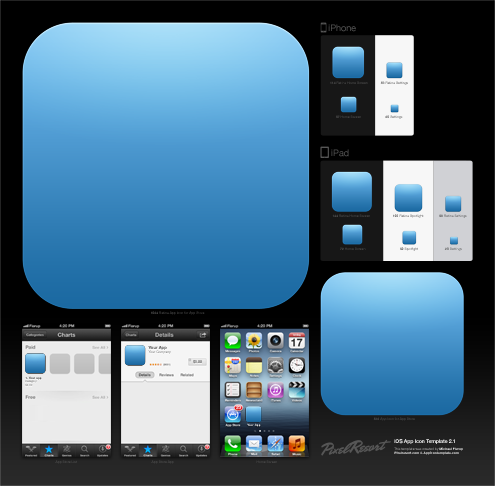 ios_0 iOS应用程序图标模板