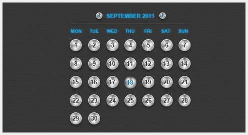 10-calendarpsddesign1 40个优秀免费的日历界面PSD下载