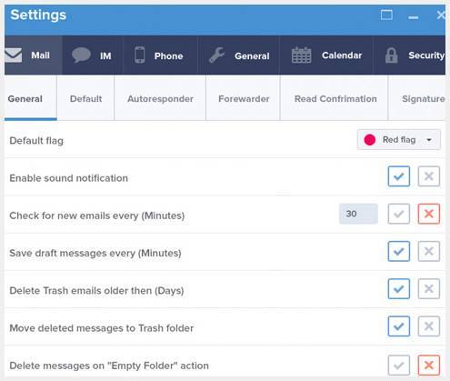 12-settings-email-client 美丽的平板UI设计创意