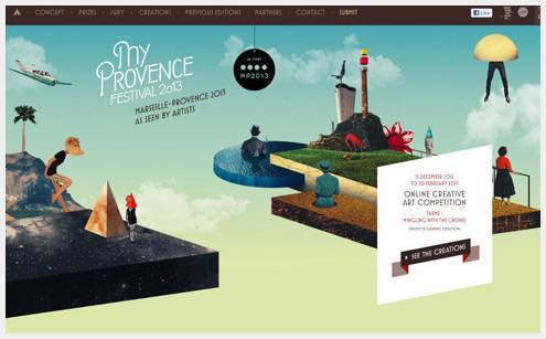 20+华丽的重设计的网页设计创意