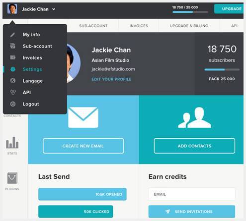 13-simple-mail-app 美丽的平板UI设计创意