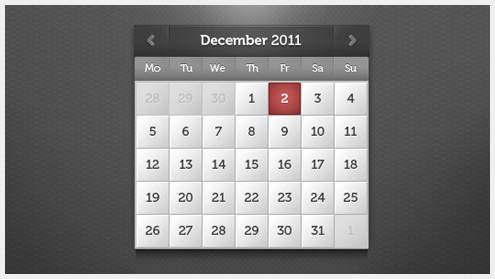 23-calendarpsddesign19 40个优秀免费的日历界面PSD下载