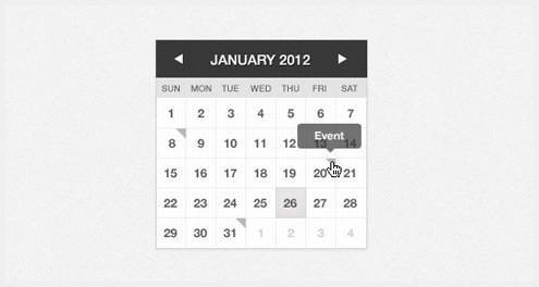 27-calendarpsddesign26 40个优秀免费的日历界面PSD下载