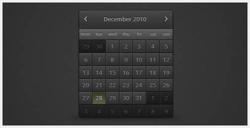 36-calendarpsddesign34 40个优秀免费的日历界面PSD下载