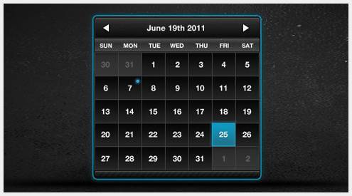 39-calendarpsddesign41 40个优秀免费的日历界面PSD下载