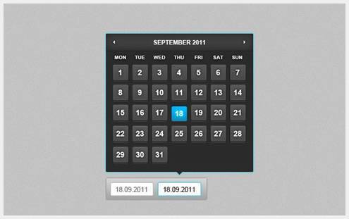 40-calendarpsddesign42 40个优秀免费的日历界面PSD下载