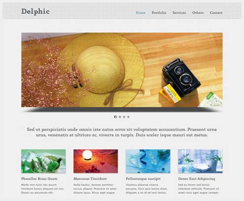 17个免费的网站主题PSD下载