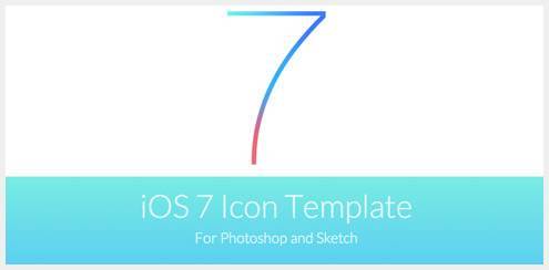 iOS 7 扁平化图标模板