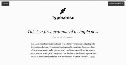 适用于作家的简约wordpress免费主题