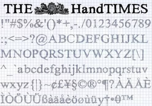 handdrawnfonts36