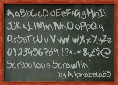 handdrawnfonts40