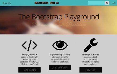 40个有用的Bootstrap工具和WEB开发工具