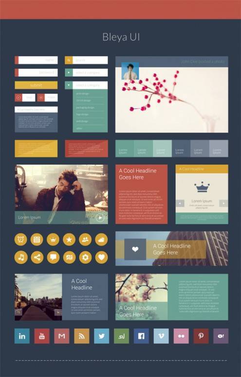 10-flat-UI-designs-download-free-PSD