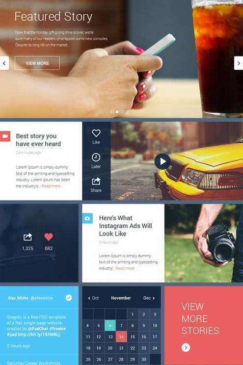 18-flat-UI-designs-download-free-PSD