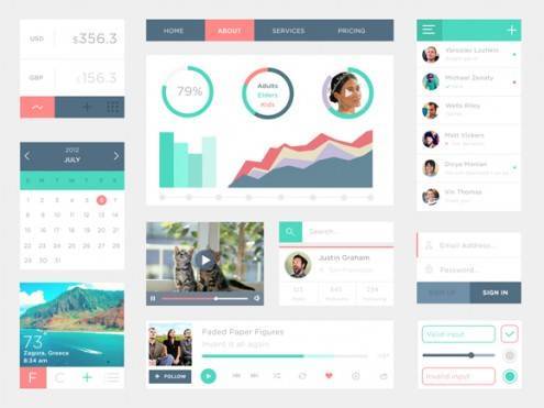 9-flat-UI-designs-download-free-PSD