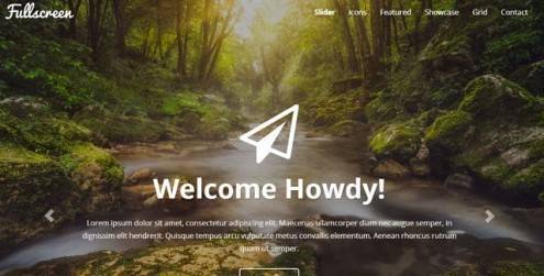 Fullscreen-Responsive-Template