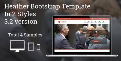 Heather-Bootstrap-Landing-Page