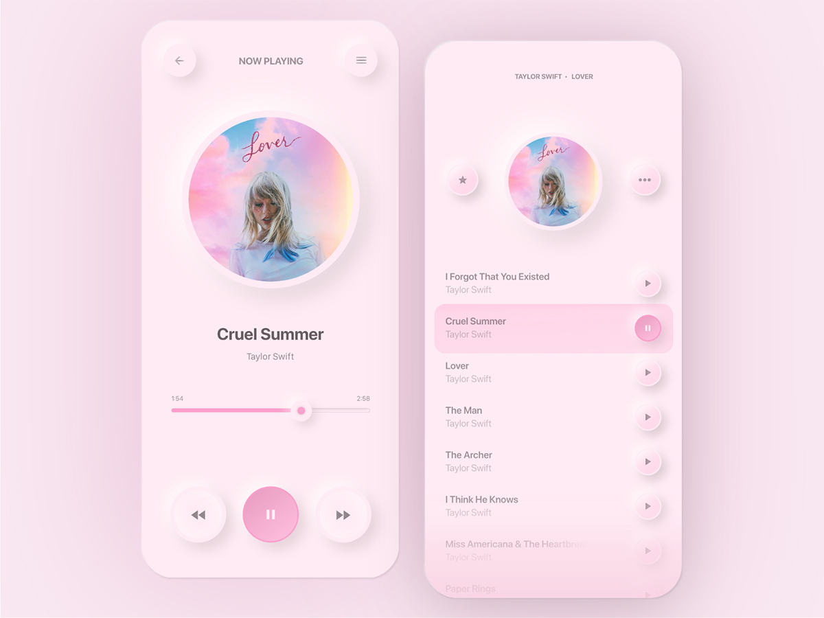 新拟态化Neumorphism UI APP界面设计鉴赏#1