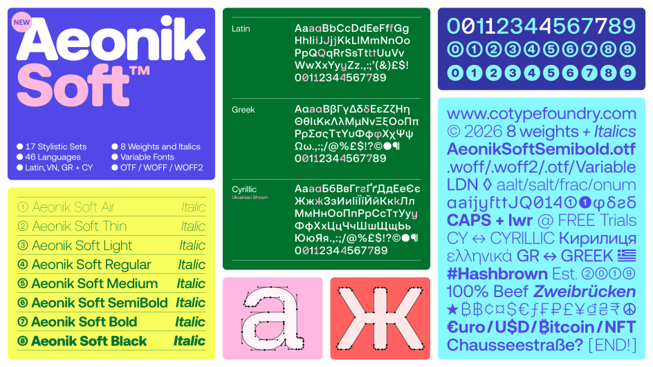 Aeonik 字体样张五