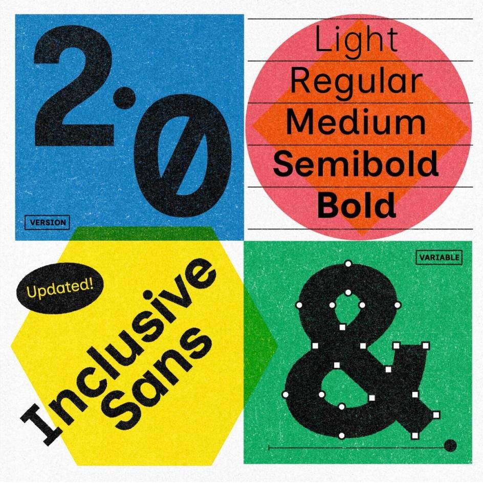 Inclusive Sans 字体样张二