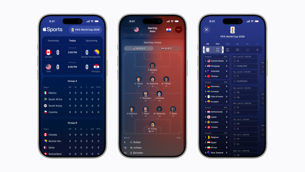 Apple Sports 这款新应用，给设计师上了一堂数据可视化课