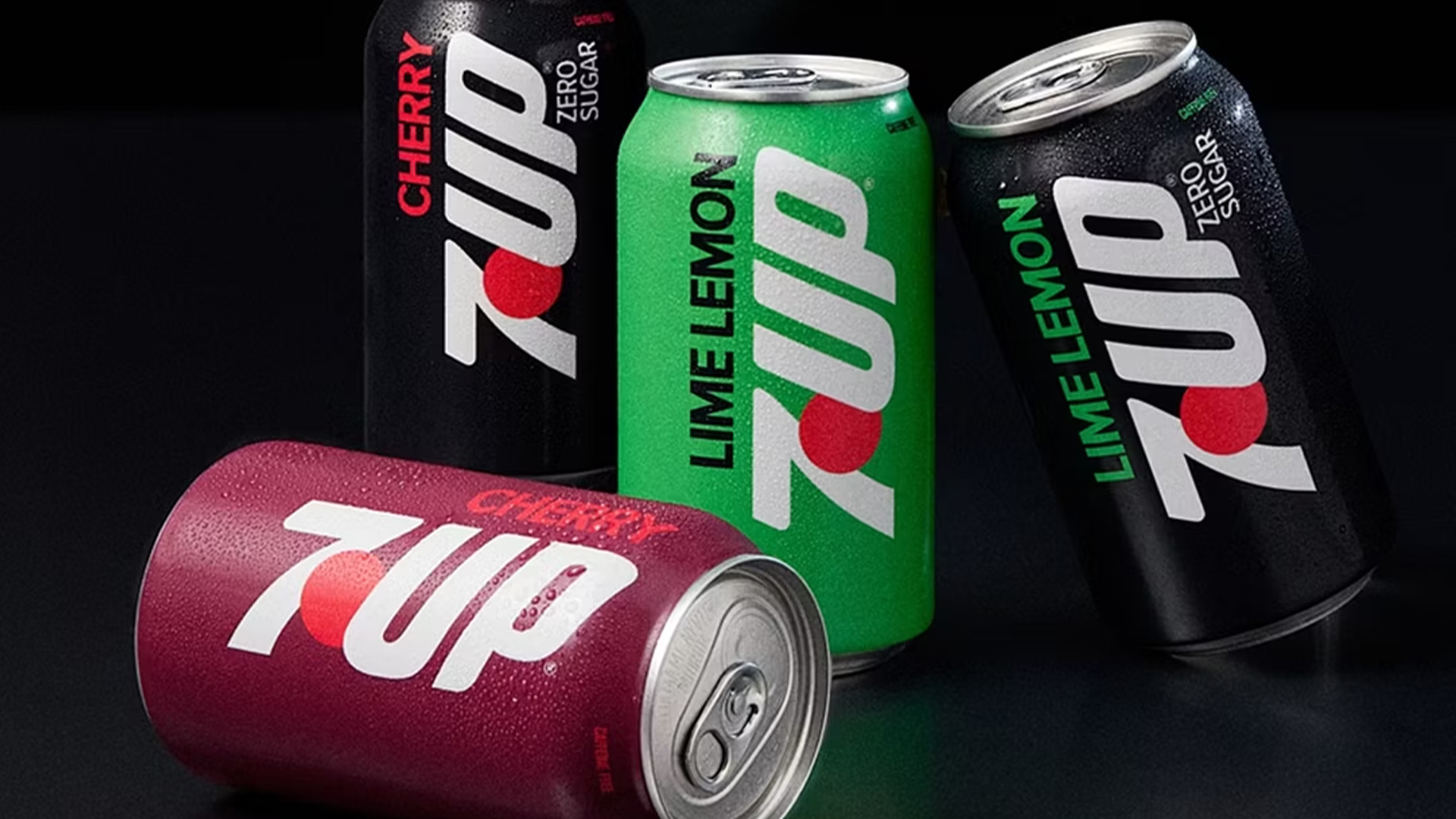 7UP Lime Lemon 新包装与品牌视觉。图片来源：Keurig Dr Pepper / Creative Bloq。
