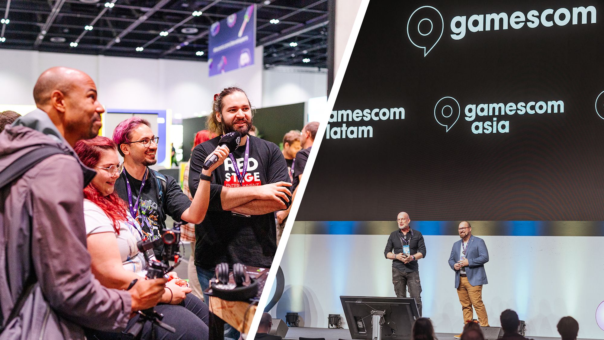 Gamescom 开发者调查把 AI、团队结构与专业技能放在同一张讨论桌上。图片来源：Gamescom / Creative Bloq。