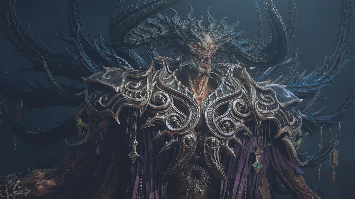 Jin Lh 以 ZBrush、Blender 与 Photoshop 完成黑暗奇幻概念作品。图片来源:Jin Lh / Creative Bloq。