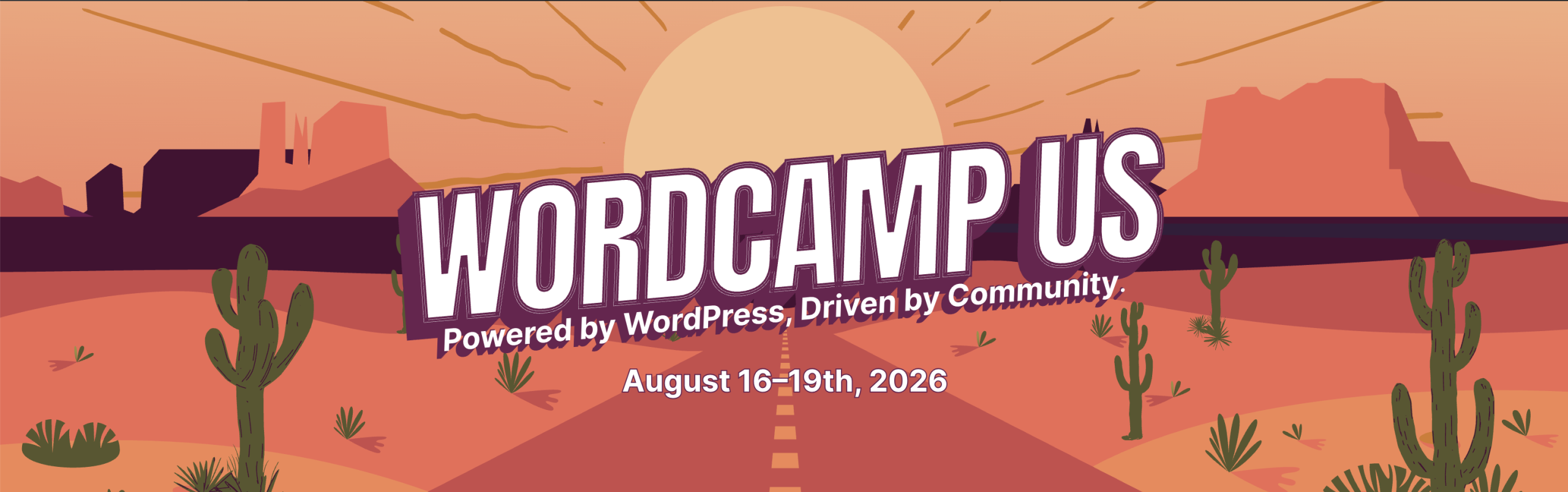 WordCamp US 2026 将 AI、设计系统、区块主题和无障碍纳入同一实践议程。图片来源:WordPress.org。