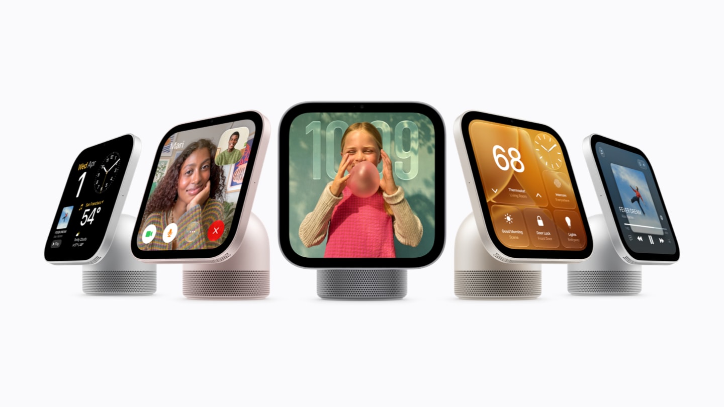 Apple HomeView 智能家庭屏幕产品阵容