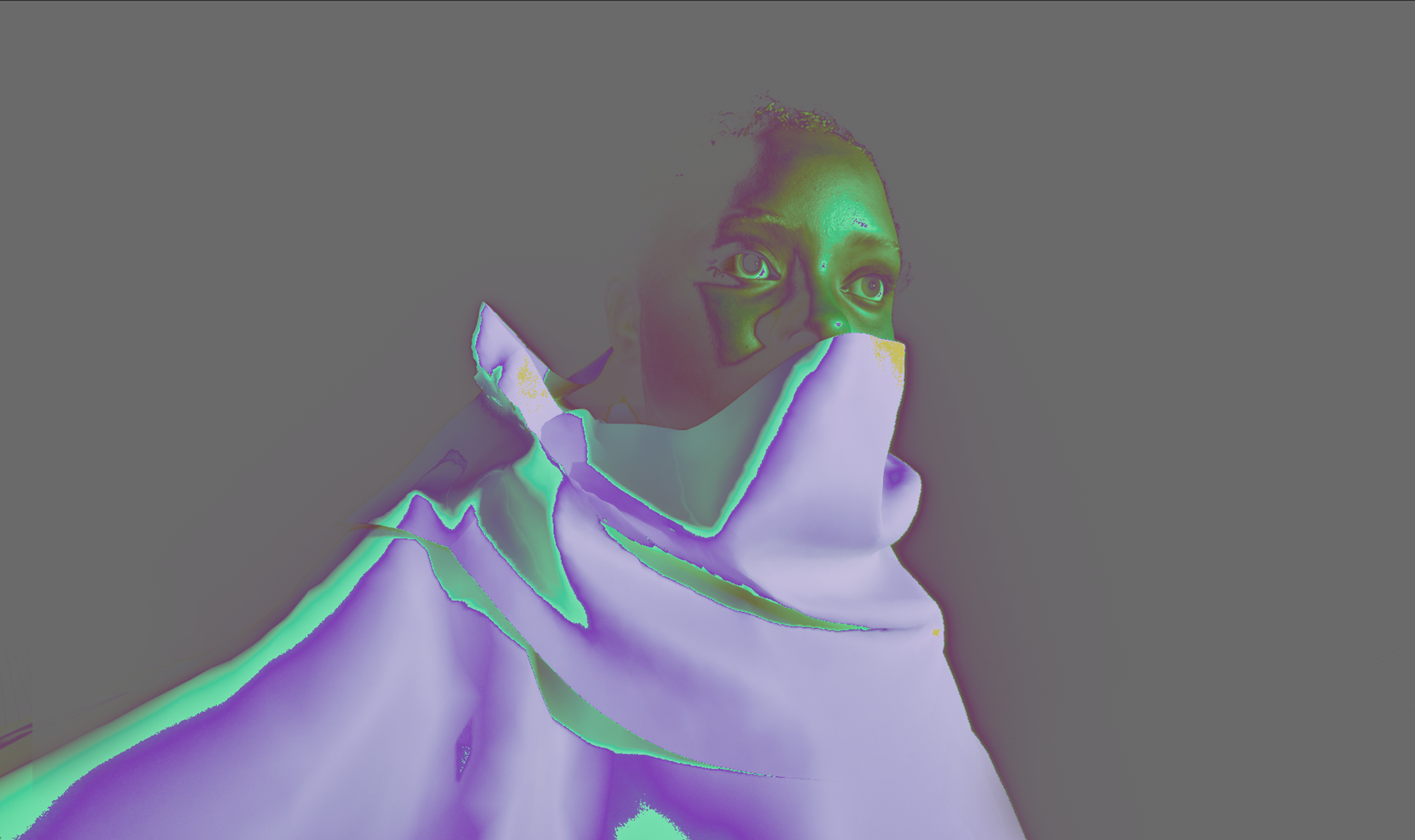 LaJuné McMillian《The Portal’s Keeper》官方展示图;图片来源:bitforms gallery。