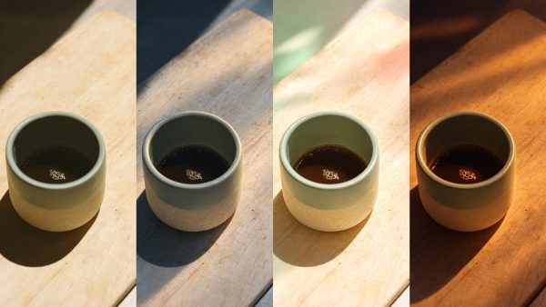 一张咖啡照片做出 3 种视觉风格：AI 参考图编辑提示词与商用验收