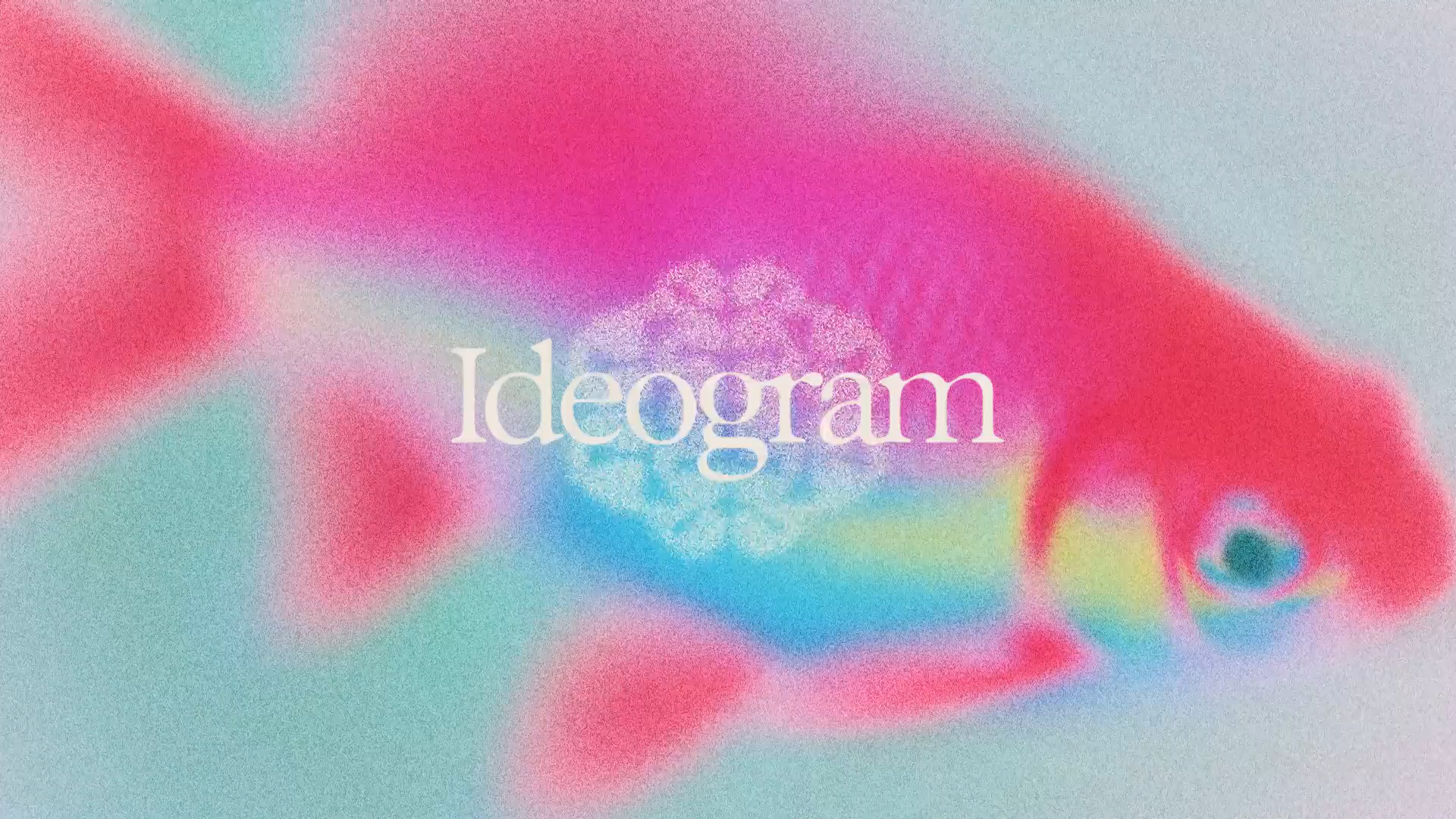 Ideogram 品牌标志的多色形态展示