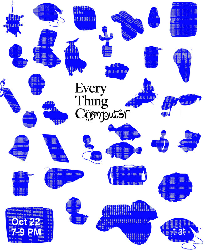 Every Thing Computer 展览官方视觉,图:tiat;图片展示展览主题,作品细节以官方展页为准。