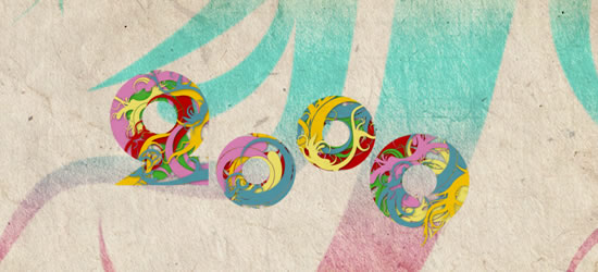 Best of Photoshop Text Effects Tutorials 2009