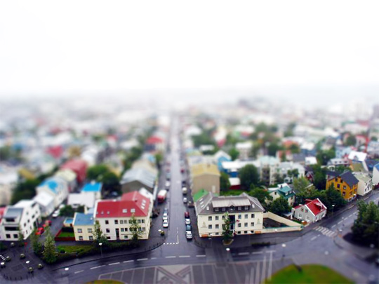 tilt shift photography