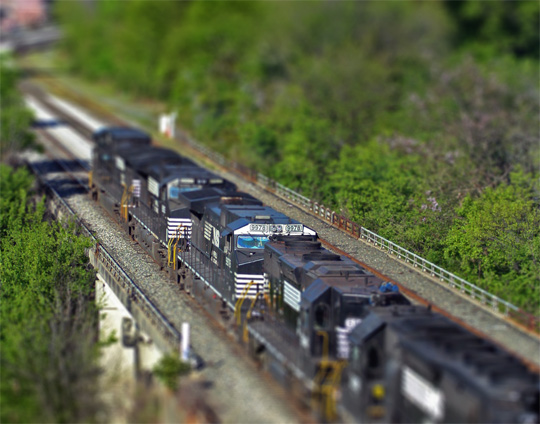tilt shift photography