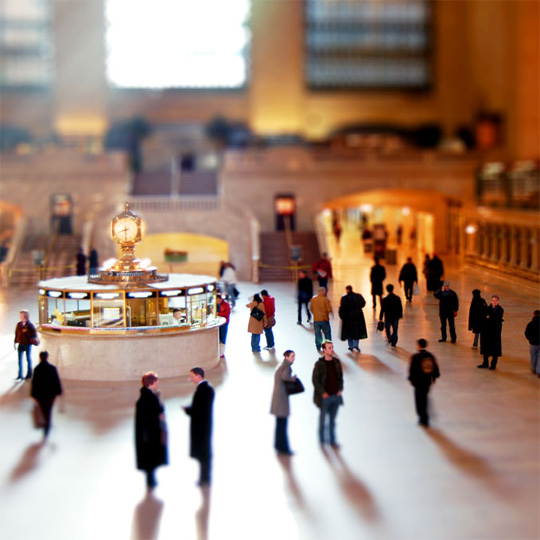 tilt shift photography