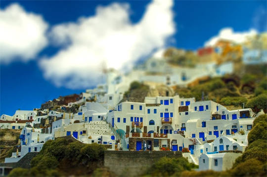 tilt shift photography