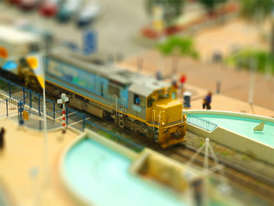 tilt shift photography