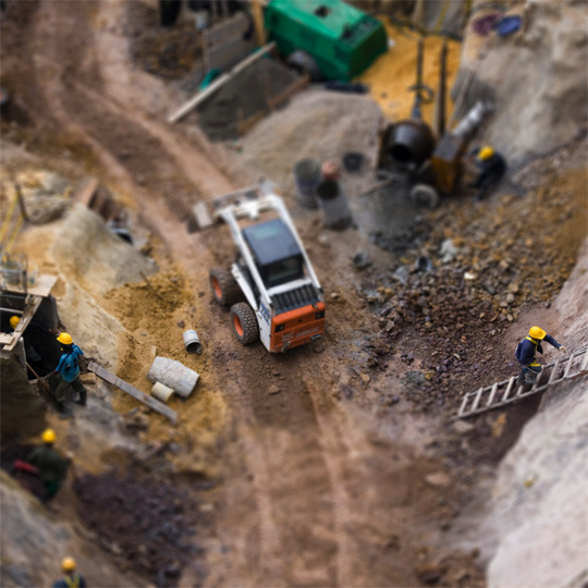 tilt shift photography