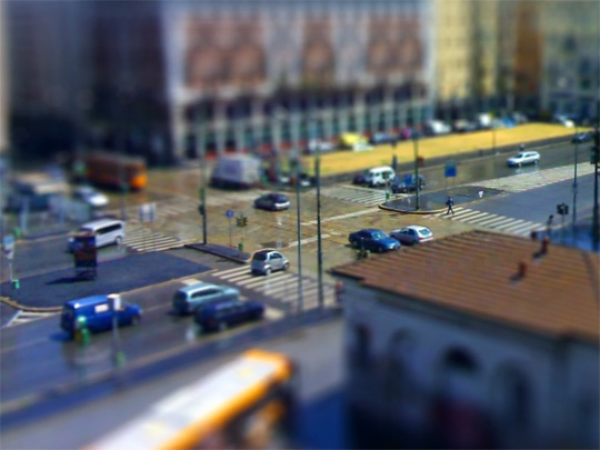 tilt shift photography