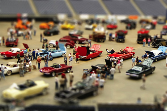 tilt shift photography
