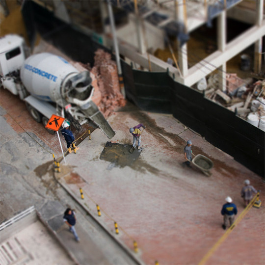 tilt shift photography
