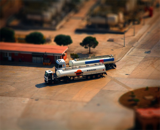 tilt shift photography
