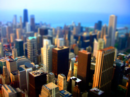 tilt shift photography
