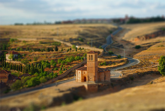 tilt shift photography
